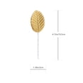 thumbnail image 2 of ORDDIART 200Pcs Golden Satin Leaves for Crafting and Home Decoration, 2 of 7
