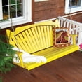 thumbnail image 3 of A &amp; L Furniture Yellow Pine Fanback Porch Swing, 3 of 3