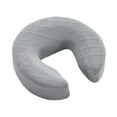 thumbnail image 3 of Voxware Face Down Pillow Prone Headrest U Shaped Cushion Ergonomic Sponge Material Compact Foldable Portable Suitable for Professional Therapists Home Bedrooms Beauty Salons Light Gray, 3 of 8