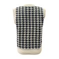 thumbnail image 4 of KDFJPTH Women Houndstooth Print Short Sleeve V-Neck Pullover Sweater Vest, 4 of 5