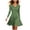 Army Green, variant on SOOMLON Mini Dresses for Women Plus Size Long Sleeve Short Dress Soft Stretch Dress Flowy Summer Beach Vacation Wear