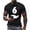 hgg193-Black, variant on Yaoyar Number Six Graphic Print Short Sleeve Tee for Men, Casual Top Tailored for Gym Workouts and Athletic Pursuits, a Sporty Training Essential and T-Shirt