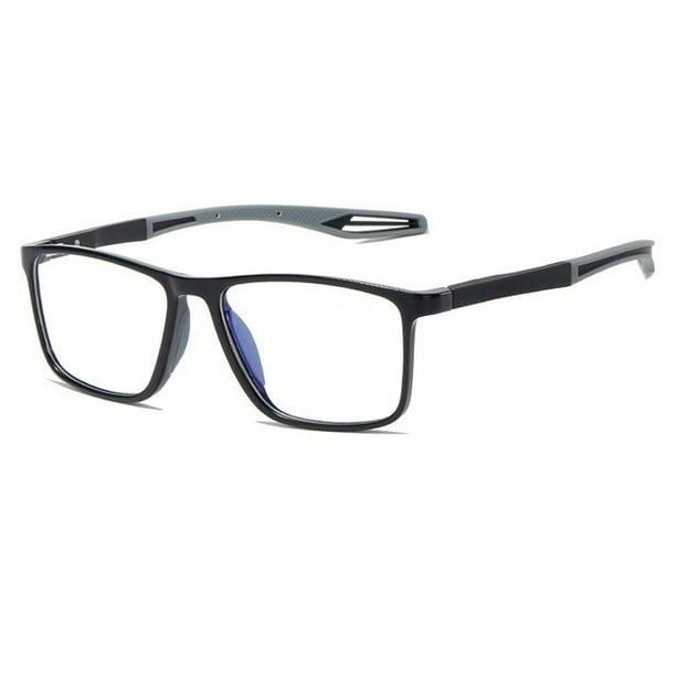 Gafas de lectura ultraligeras para hombre y mujer, lentes de lectura con luz azul, TR90, deportivas, para presbicia, lentes ópticas de visión lejana, dioptrías A + 4,0