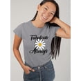 thumbnail image 2 of Fabulous Always Daisy T-Shirt Women -Image by Shutterstock, Female Medium, 2 of 4