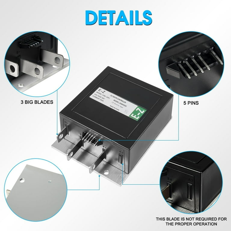 EZGO 350A 36V Golf Cart Motor Speed Controller for 1994-2019 EZGO 350A 36V Golf Cart Motor Speed Controller for 1994-2019