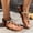 Black, variant on YOUYEDIAN Women's Sandals Summer Slip on Beach Slippers Comfortable Casual Non Slip Orthopedic Flat Shoes (Black)