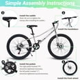 thumbnail image 6 of Akaber Kids Bike for Boys 6-11, 20 Inch Mountain Bike for Kids with High Carbon Steel, Dual Disc Brakes and Kickstand, 6 of 7