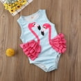 thumbnail image 5 of Kids Flamingo Baby Girl One Piece Bikini Swimwear Swimsuit Bathing Suit Infant Baby Swimsuit Beachwear, 5 of 8
