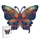 thumbnail image 1 of Rompecabezas delicado de madera para adultos, decoración 3D con forma de mariposa, Animal, A3, A4, A5, regalo de vacaciones, 1 of 3