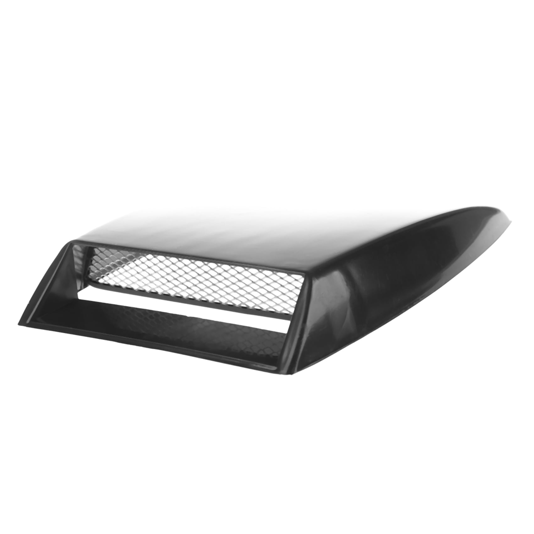 2X Car Hood Scoop Universal Air Vent Black with Mesh