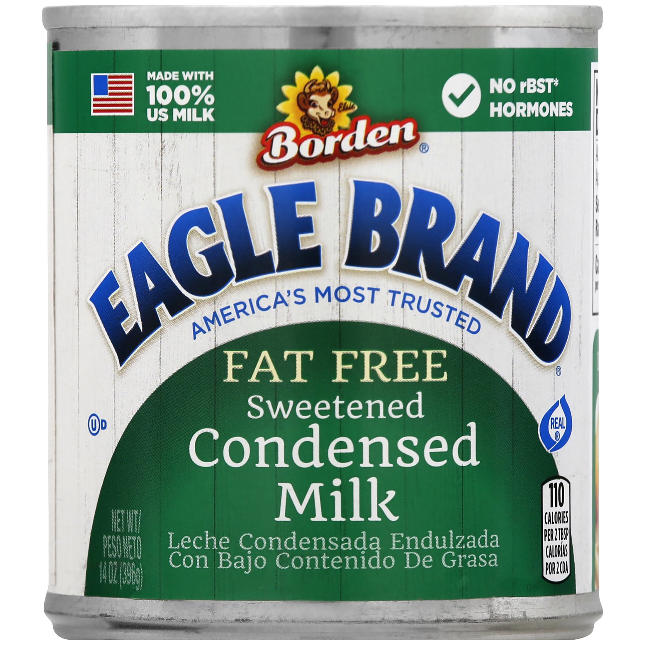 Attent Vaarwel Maan Eagle Brand Borden Sweetened Condensed Milk, 14 oz - Walmart.com