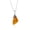 Irregular-Shaped, variant on Sterling Silver Natural Amber Necklace - Natural Gemstone Jewelry - Genuine Amber Necklace for Women - Teardrop Amber Pendant Necklace