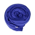 thumbnail image 2 of Guardurnaity Bufanda de turbante, paño para el cuello multicolor, banda envolvente para la cabeza, ampliamente aplicable, flexible al tacto, Accesorios de disfraces Azul real, 2 of 6