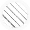 thumbnail image 2 of FELTECHELECTR Juego de 5 brocas de acero de alta resistencia con eje recto recubierto de titanio, con baja resistencia al corte para metal, madera y plástico., 2 of 7