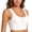 White, variant on Chest Binder for Women Transgender Hook Elastic Cotton Ftm Binder Trans Half Breathable Breast Binder Bra White L(L)