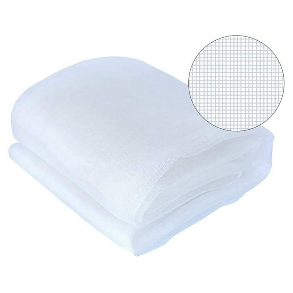 Agfabric Insect Bird Barrier Garden Plant Cover Netting, 10 x 30 Foot (White)