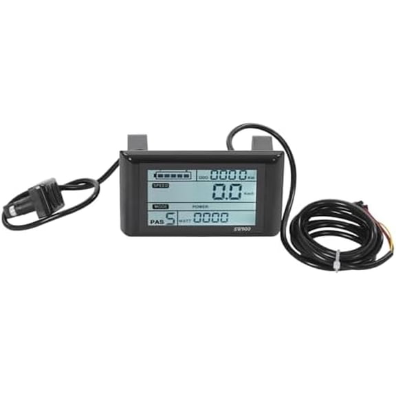 Ebike Display, 36V-72V Colorful Waterproof Cycling Computer with Charging Port for Mobile Devices, Ebike LCD Display to Enrich Cycling Journey$$Other