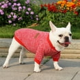 thumbnail image 2 of CICRKHB Small Dog Sweater Pet Dog Puppy Classic Sweater Fleece Sweater Clothes Warm Sweater Winter Pet Supplies Watermelon Red, 2 of 2