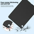 thumbnail image 6 of FIEWESEY For iPad Air 11-inch M3 2025/ iPad Air 11" M2 2024, for iPad Air 5th Generation (2022) / for iPad Air 4th Generation (2020) 10.9 inch, Auto Sleep/Wake Smart Cover Soft TPU Back Case - Black, 6 of 8