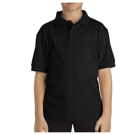 Genuine Dickies Boys School Uniform Short Sleeve Pique Polo (Little