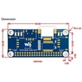 thumbnail image 2 of Placa de Expansión Ethernet USB HUB HAT Raspberry Pi con Puerto RJ45 y Puertos USB, 2 of 7