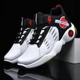 thumbnail image 5 of Men's Mid Top Soft Sole Sneakers 2026 Spring New Casual Basketball Shoes Trendy Comfortable Walking, 5 of 7