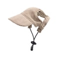 thumbnail image 2 of Sombrero de camionero de béisbol para perros, cordón ajustable, pana transpirable, protección solar, sombrero para el sol para perros para viajes al a S Sunnimix Gorra de béisbol para perros, 2 of 8