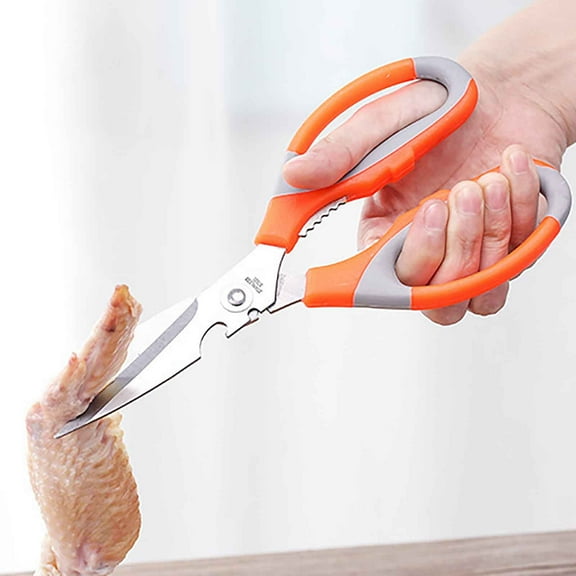 Thsue Kitchen Shears Household Barbecue Scissors Poultry Shears Food Cooking Scissors All Purpose Stainless Steel Utility Scissors