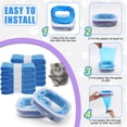 thumbnail image 7 of 10 Pack Cat Litter Refills, Compatible with Genie Bag Refills, Scented, Blue, 7 of 7