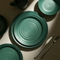 thumbnail image 5 of Stone Lain Orbit 12-Piece Dinnerware Set Stoneware, Green, 5 of 6