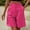 Hot Pink, variant on Shorts for Women%27s Shorts Casual Wide-Leg Breathable High-Waist Slim Straight Pants for Everyday Comfort Brown S