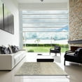 thumbnail image 7 of Ahgly Company Machine Washable Indoor Rectangle Abstract Khaki Green Area Rugs, 7' x 9', 7 of 7