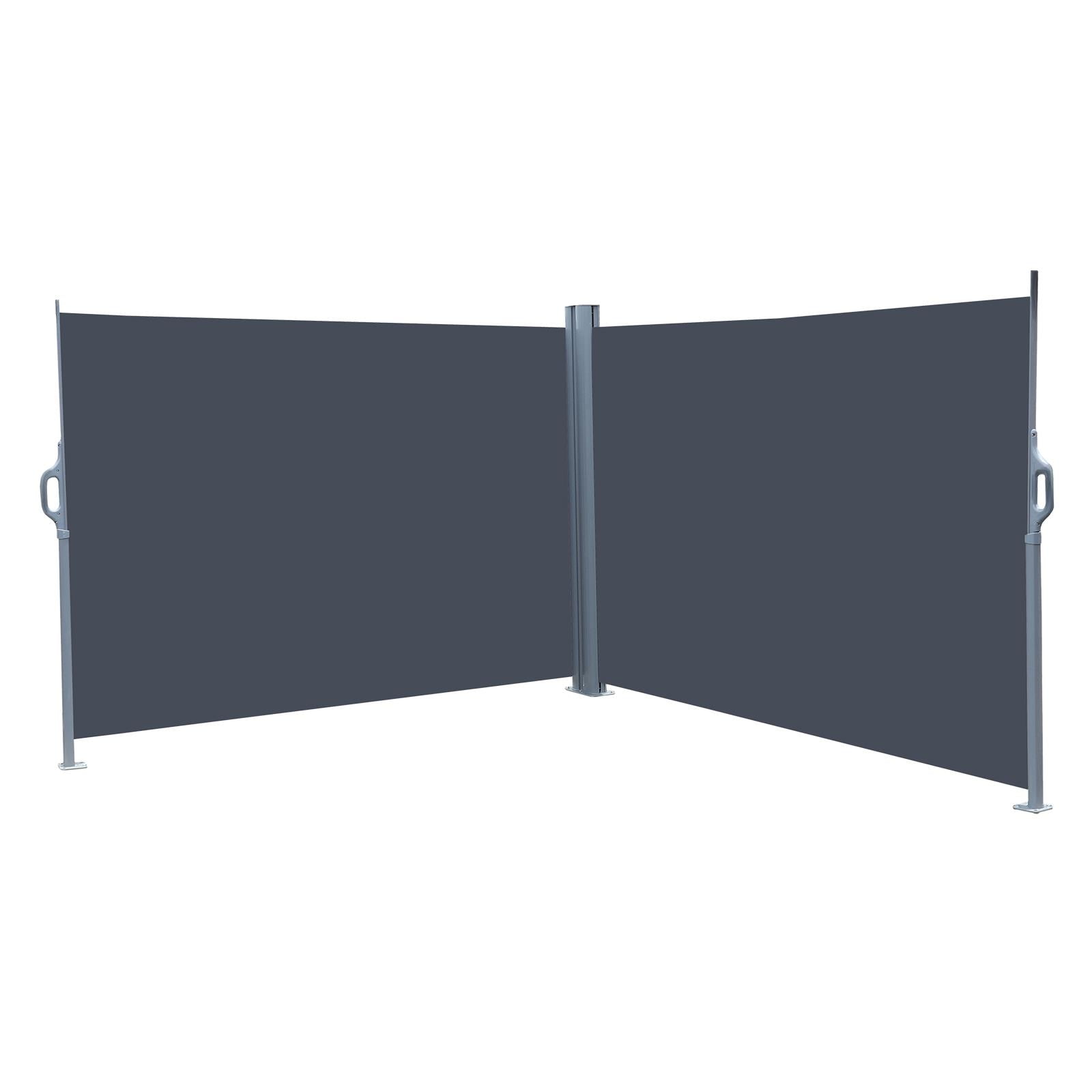 Beige 9.8 x 5.2ft Belleze Retractable Side Awning Patio Waterproof Sun Shade Screen Divider w/Handle