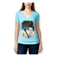 thumbnail image 2 of Hybrid Womens The Force Awakens Graphic T-Shirt, Blue, Juniors, Small, 2 of 2