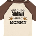 thumbnail image 4 of Inktastic Watching Football with My Mommy Boys or Girls Long Sleeve Baby Bodysuit, 4 of 5