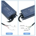 thumbnail image 6 of IP67 Waterproof LED Driver Switch Power Supply Transformer Adapter AC 110V-240V to DC 24V 100W Constant Voltage Output for LED Strip Light Outdoor Lightbox Signboard, 6 of 6