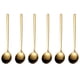 thumbnail image 1 of 6 piezas Cuchara de café Cucharadita de acero inoxidable Cuchara de postres Gadget de cocina, 1 of 6
