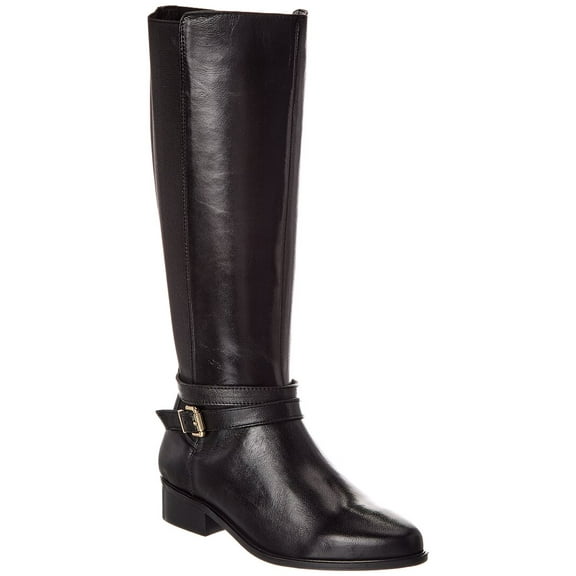 Dune London Teine Leather Boot, 40/10, Black