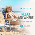 thumbnail image 2 of Ostrich Chaise de Plage Sud, Fauteuil Inclinable de Camping Extérieur Portable pour Piscine avec Sangle de Transport, Rayé, 2 of 12