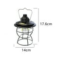 thumbnail image 2 of Linterna de camping LED Rawiri recargable, para decoración de patio, camping, senderismo, emergencia, 2 of 5
