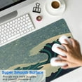 thumbnail image 4 of the Waves and the Stars&nbsp;mouse Padswaterproofwashable&nbsp;for Office Home Work GamingmousepadRubber Base Mousepad with Stitched Edges 31.5x11.8inches, 4 of 7