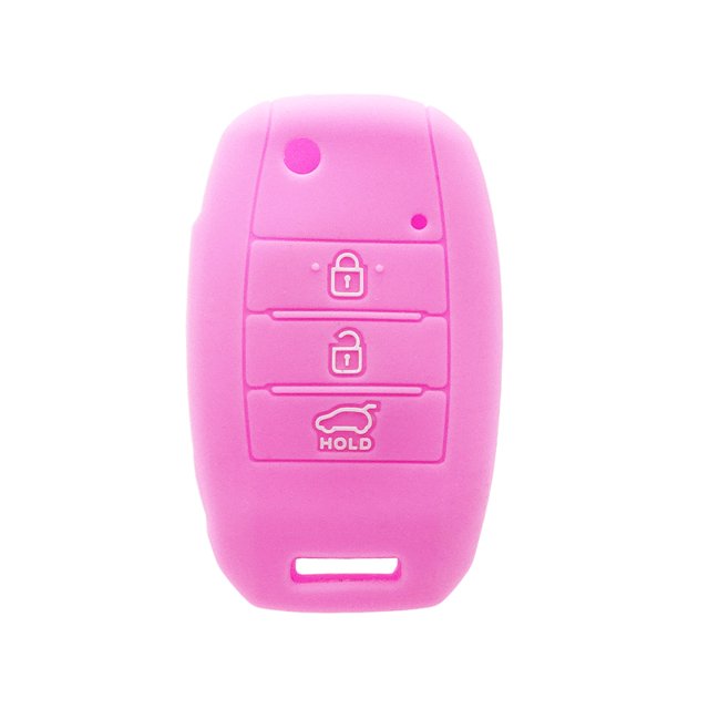 Funda De Silicona De 3 Botones Para Llave De Coche KIA Sid Rio Soul Sportage Ceed Sorento Cerato K2 K3 K4 K5 huangjie unisex