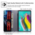 thumbnail image 6 of Allytech Galaxy Tab S5e 10.5" 2019 Case SM-T720 T725, Slim Fit Folio Shockproof Kickstand Lightweight Cards Holder Folio Flip Wallet Case Cover for Samsung Galaxy Tab S5e 10.5" T720, Owl, 6 of 6