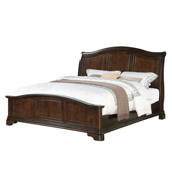 Picket House Furnishings Conley Cherry King Panel Bed in Cherry