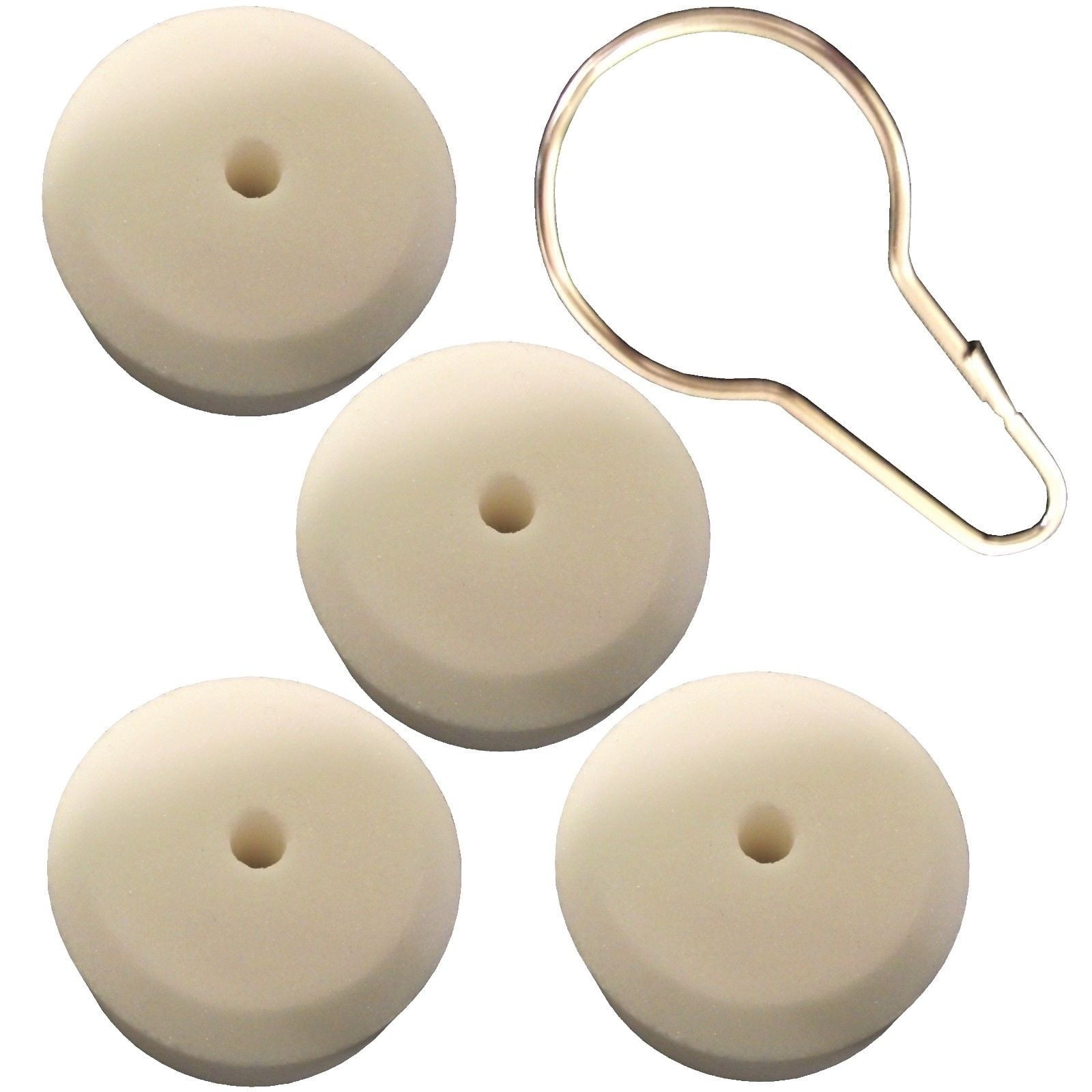 4 SALT MINERAL LICK SPOOL WHEELS & 1 HANGER RABBIT GUINEA PIG HAMSTER