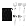 thumbnail image 1 of jinwen Camp Cooking Utensil Set Camping Kitchen Utensil Set for RV Camping Grilling 6Pcs, 1 of 9