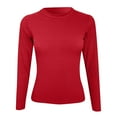 thumbnail image 4 of Vedolay Sweatshirts for Women Button Down Sweatshirts for Women Casual Tops Red,2XL, 4 of 4