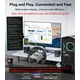 thumbnail image 4 of Adaptador DisplayPort a HDMI dual THANDBLE, divisor 4K @60Hz, 4 of 8