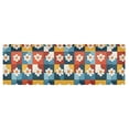 thumbnail image 6 of Yayeee Kitchen Valance Rod Pocket 54" x 18" Living Room Window Curtain, Yellow Checkered Daisy, 6 of 6