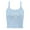 Solid Baby Blue Blend, variant on Since 1969 Women’s micro-rib tank top